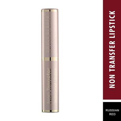 Swiss Beauty Non Trasfer Water Proof Lipstick - (Russian Red) 3 gm - Lipsticks