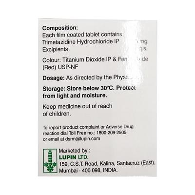 TIMZID MR Tablet 15's - Angina