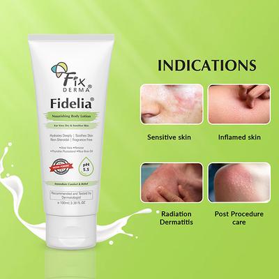 Fixderma Fidelia Nourishing Body Lotion, Moisturizer For Face & Body 100 ml - Face Moisturizers