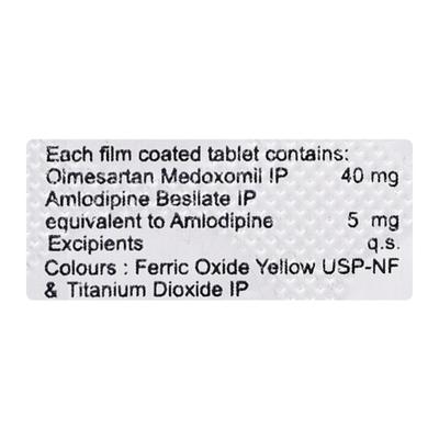 Olmetime AM 40mg Tablet 10'S - Hypertension-Ang