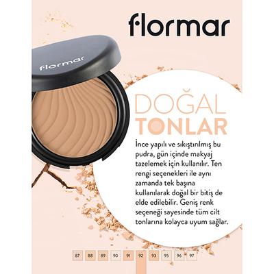 Flormar Compact Powder 092 Medium Soft Peach 11 gm - Compact Powder