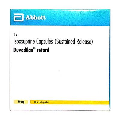 DUVADILAN RETARD 40mg Capsule 15's - Peripheral Vascular Disease