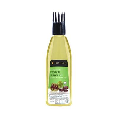 Soulflower Cold Pressed Castor Oil 120 ml - Hair Oils