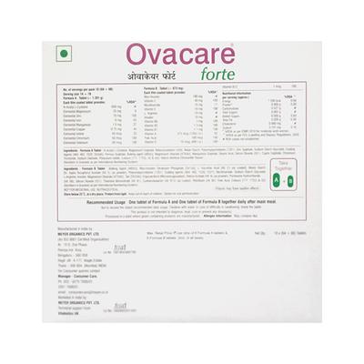 OVACARE FORTE GLUTEN FREE Tablet 12's - Supplements-Vam
