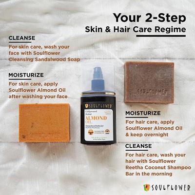 Soulflower Almond Oil 120 ml - Carrier Oils