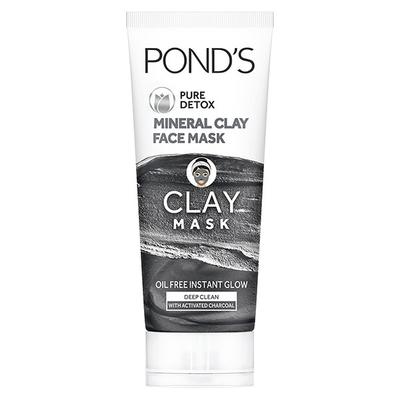 Pond's Pure Detox Mineral Clay Face Mask For Oil Free Instant Glow 90 gm - Masks & Peels