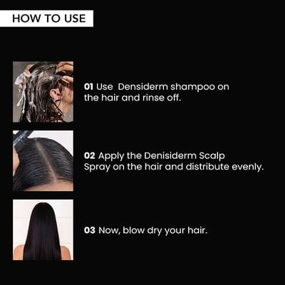 O3+ Women Densiderm Hair Growth Serum Scalp Spray with Ginseng Hair Fall Control & Hair Growth 50 ml - Hair Serums