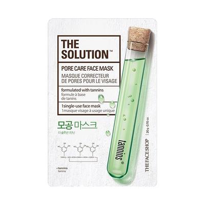 The Face Shop The Solution Pore Care Face Mask 20 Gm - Sheet Masks
