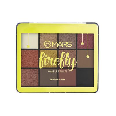 Mars Firefly Makeup Palette with Eyeshadows, Highlighter, Blusher and Bronzer - 02 26 gm - Face Palettes