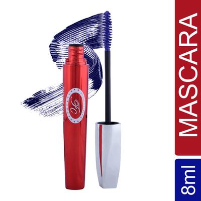Fashion Colour Big Eye Waterproof Mascara Blue 8ml - Mascaras