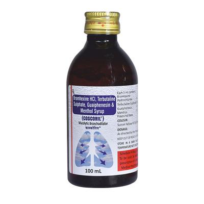 Coscoril Syrup 100ml - Cough And Cold-Cou