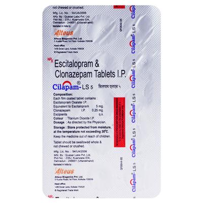 CILAPAM LS 5 Tablet 15's - Depression-Ant