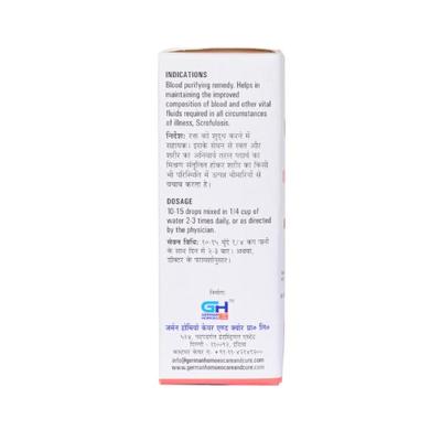 German's Blood Care and Cure Drops 30 ml - Homeopathic Drops