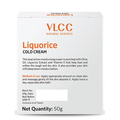 VLCC Natural Sciences Liquorice Cold Cream 50gm - Lotions & Creams