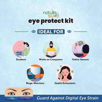 Nature Sure Large Eye Protect Kit for Digital Eye Strain in Men & Women - 1 Pack 1's - Eye Masks