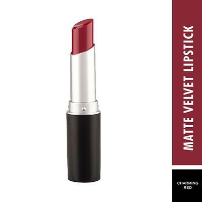 Swiss Beauty Smooth Velvet Matte Lipstick - (Charming Red) 3.2 gm - Lipsticks