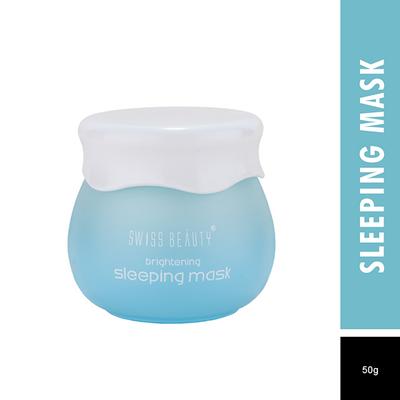 Swiss Beauty Brightening Sleeping Mask 50 gm - Masks & Peels