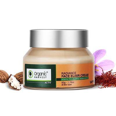 Organic Harvest Activ Radiance Face Elixir Cream - Saffron 50 gm - Face Creams