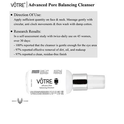 Votre Advanced Pore Balancing Cleanser 50 ml - Face Wash & Cleansers