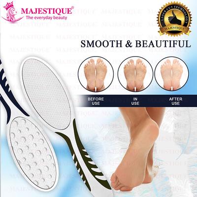 Majestique Dual Side Foot Scrubber, Heel Scraper for Feet, Hands, and Body - Color May Vary 1's - Callus Shavers & Stones