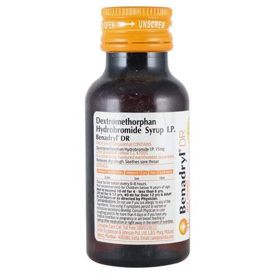 Benadryl DR Dry Cough Active Relief Syrup 50ml - Cough And Cold-Cou