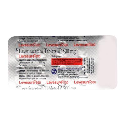Levesure 500mg Tablet 10'S - Epilepsy/Convulsion-Ant