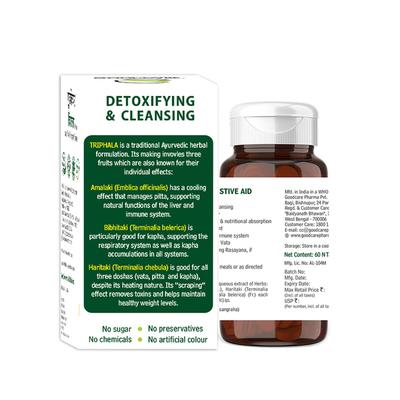 Goodcare Triphala Natural Bowel Cleanser Tablet 60's - Personal Care (Ayush)