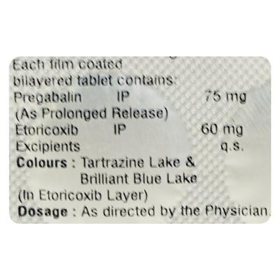 NUCOXIA PG Tablet 10's - Neuropathic Pain-Dru