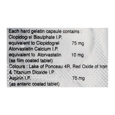Deplatt CV 10mg Capsule 10'S - Blood Clot-Ant