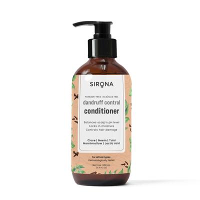Sirona Dandruff Shampoo Conditioner 200 ml - Clove, Neem, Tulsi, Marshlmallow, Lactic acid - Dry Shampoos & Conditioners