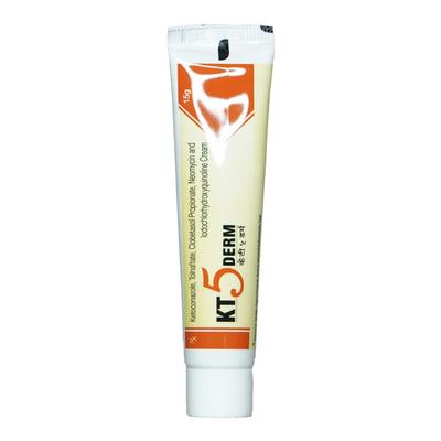 KT 5 DERM Cream 15gm - Skin Infections-Toc