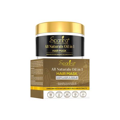 Spantra All Naturals oil in one hair Mask 250 gm - Hair Masks & Packs