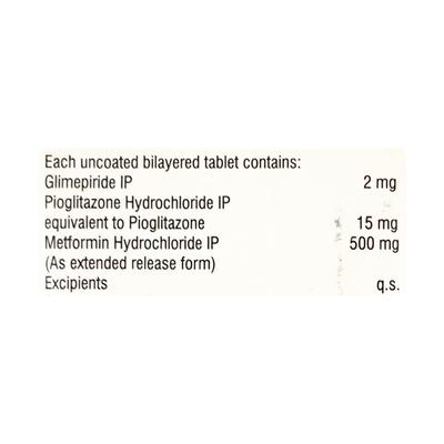 Triobimet 2mg Tablet 10'S - Diabetes-Ant