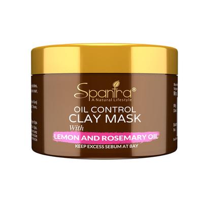 Spantra Oil Control Clay Mask With Lemon & Rosemary Oil 125 gm - Masks & Peels