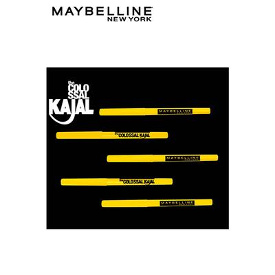 Maybelline New York Colossal Kajal, 24 Hr Smudge Proof Waterproof Deep Black 0.35gm - Kajal & Kohls