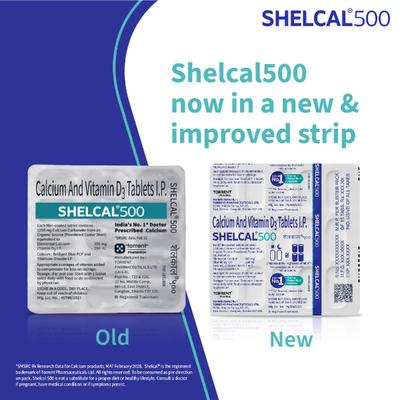 Shelcal-500 Tablet 15's - Calcium And Minerals