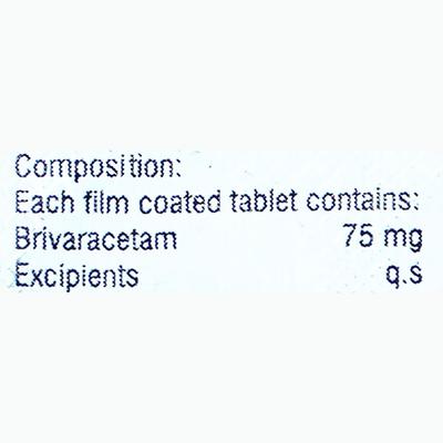 BRIVGARD 75 Tablet 10's - Epilepsy/Convulsion-Ant