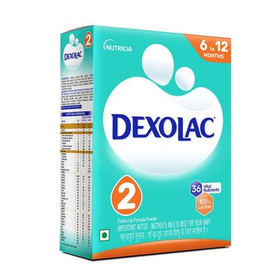 Dexolac Stage 2 (After 6 Months) Powder 400 gm (Refill Pack) - Baby And Infant Supplements