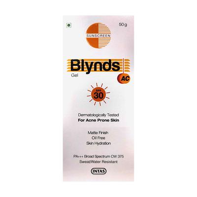 BLYNDS AC SPF 30 PA+++ BROAD SPECTRUM Sunscreen 50g - Sun Protectors-Emo