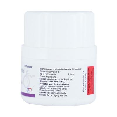 NITROBUZ 2.6 Tablet 30's - Angina