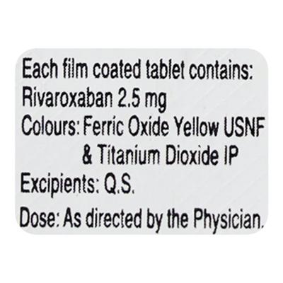 XAVIAN 2.5 Tablet 10's - Blood Clot-Ant