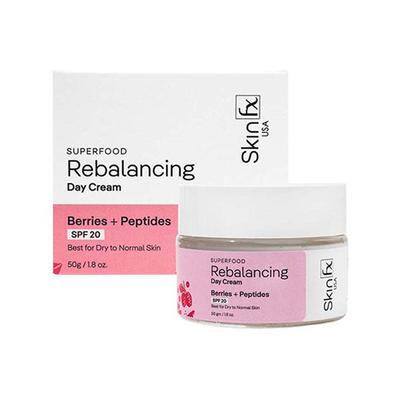 Skin Fx Superfood Rebalancing Day cream, Normal to Dry Skin Moisturiser for Sensitive Skin 50 gm - Day Cream