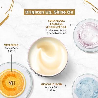 Streax Bright & Shine Serum Infused Face Cream Gel 50 g - Day Cream