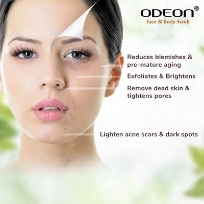 Odeon Turmeric & Yogurt Face And Body Scrub 300 ml - Scrubs & Exfoliants