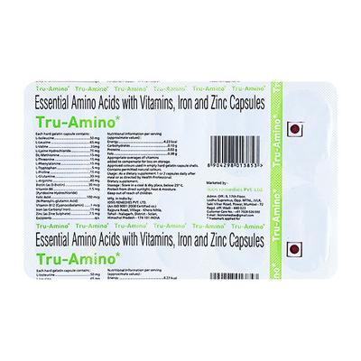 TRU AMINO Capsule 10's - Supplements-Vam
