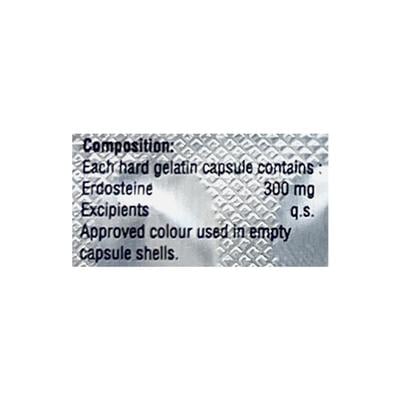ERDOMATE 300mg Capsule 10's - General-P
