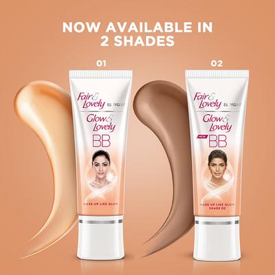 Fair & Lovely Glow & Lovely Bb Cream Make Up + Multivitamin Cream Shade 01 18 gm - Face Moisturizers