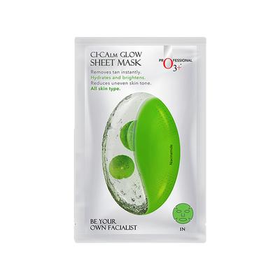O3+ Ci-Calm Glow Sensitive Skin Sheet Mask with Ceramide for Barrier Repair & Anti Redness 30 gm - Sheet Masks