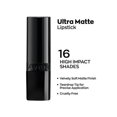 Avon Ultra Perfectly Matte Lipstick - Vibrant Melon 4 gm - Lipsticks