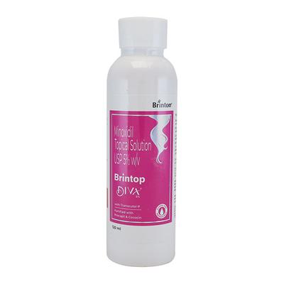 BRINTOP DIVA 5% Topical Solution 120ml - Hair Loss-Oth
